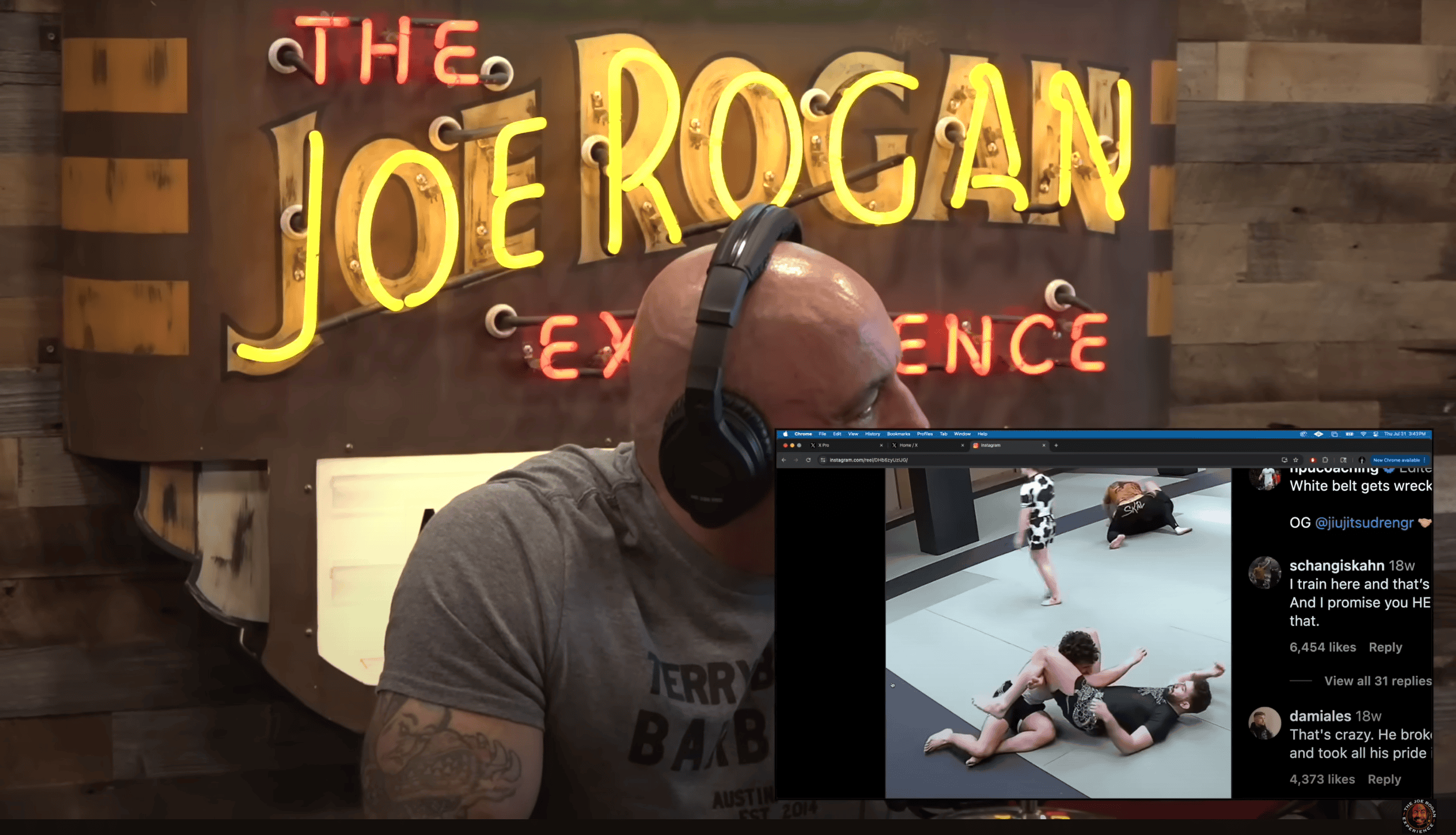 Longhouse Submission Grappling Grand Blanc featured on Joe Rogan Experience podcast