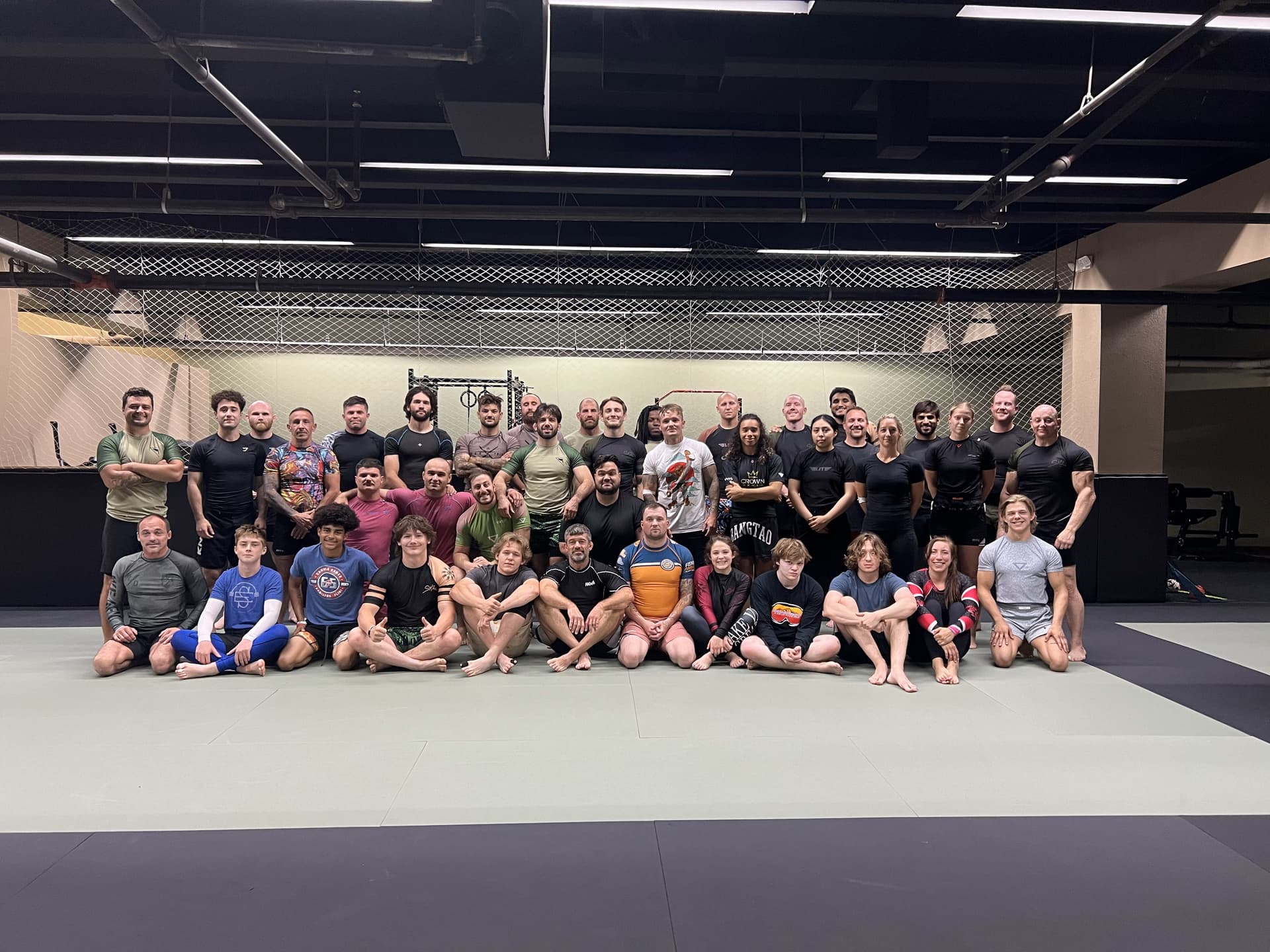 Jiu jitsu team at Longhouse Submission Grappling in Grand Blanc Michigan